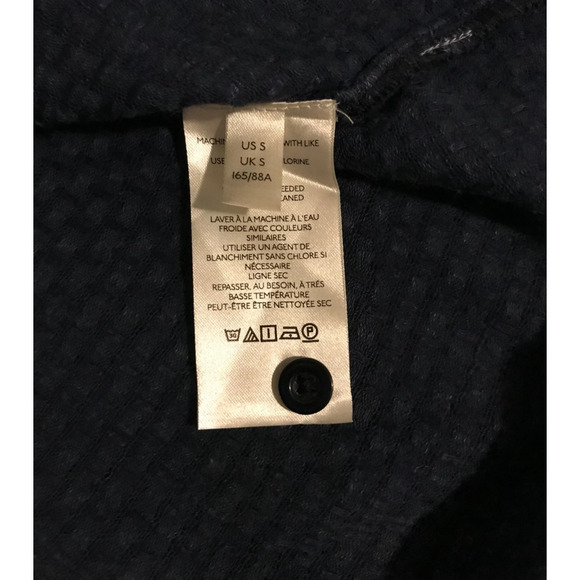 Anthropologie Pilcro Classic Textured Blue Buttondown Blouse - Size Small - Picture 8 of 10